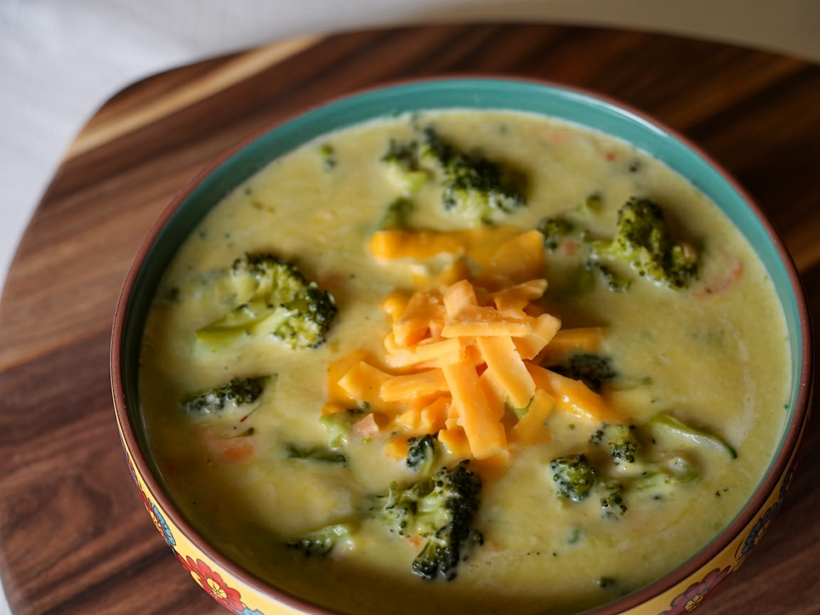 Brocolli Cheddar Soup Recipe