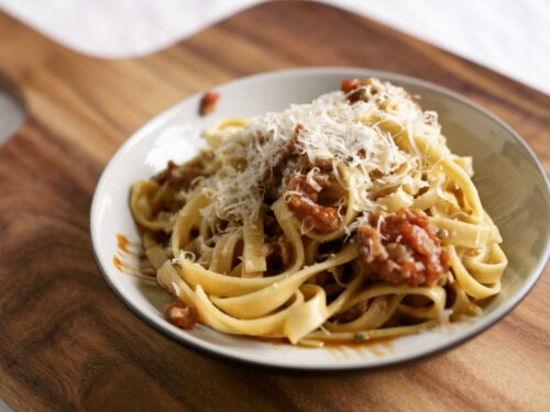 Fettuccini Bolognese