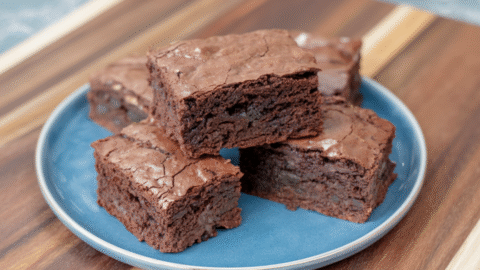 Baked Brownies With Peppermint Altoids