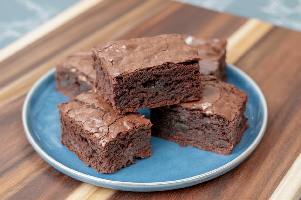 Baked Brownies With Peppermint Altoids