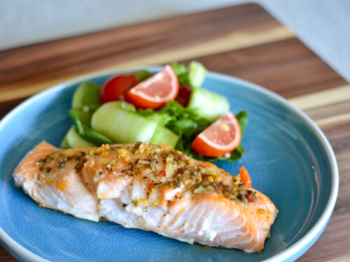 Baked Greek Salmon Recipe