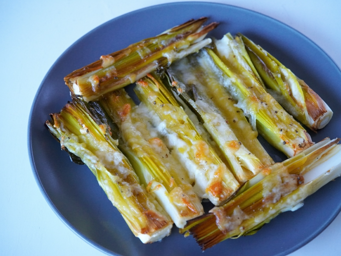 Gruyere Roasted Leeks