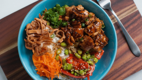 Teriyaki Chicken Rice Bowl
