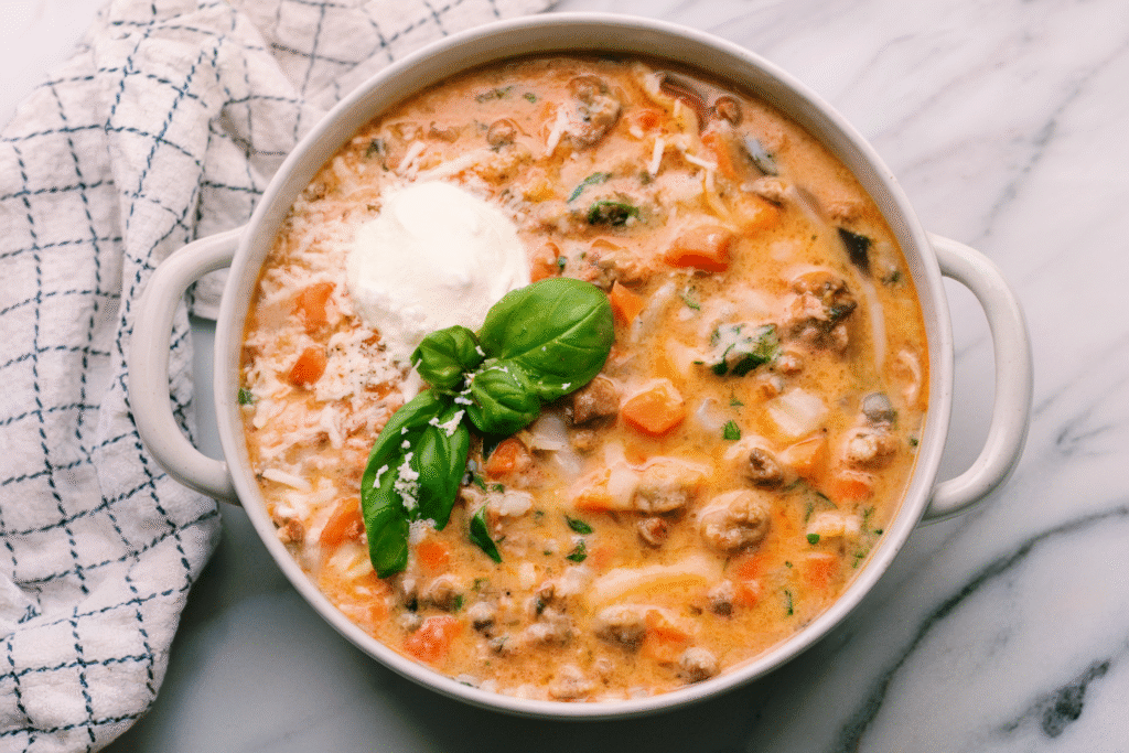 Lasagna Soup