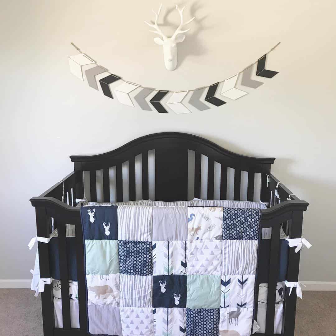 Combine a Deer Head with Chevron Garland for Woodland Fun