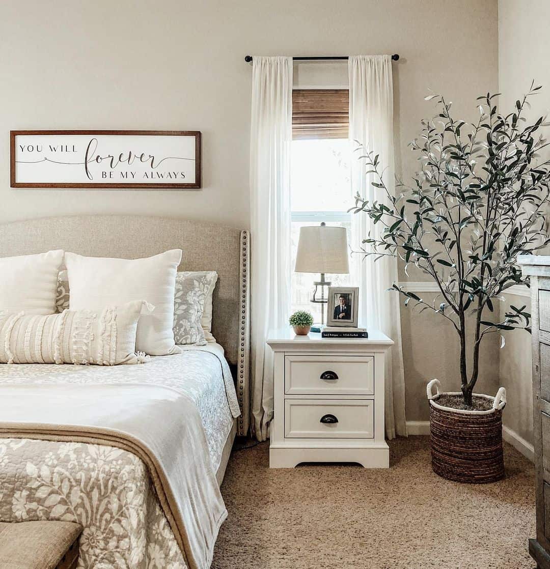 Wooden Framed Sign With Romantic Script Adds a Sweet Touch