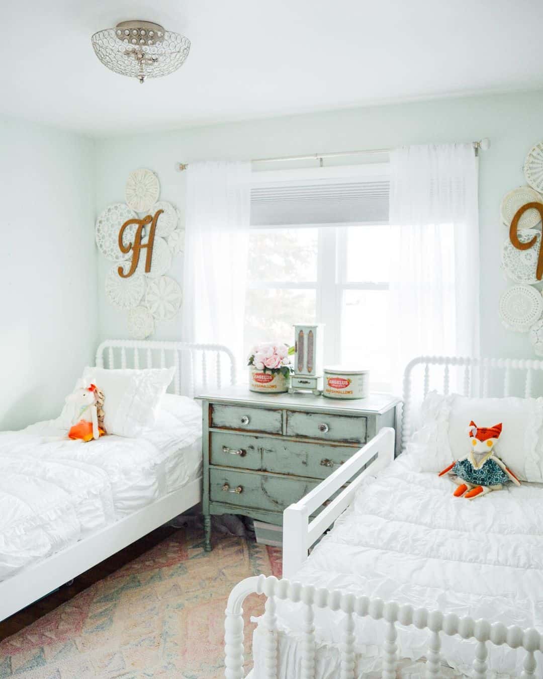 Ornate Monogram Letters Add Personalized Wall Art