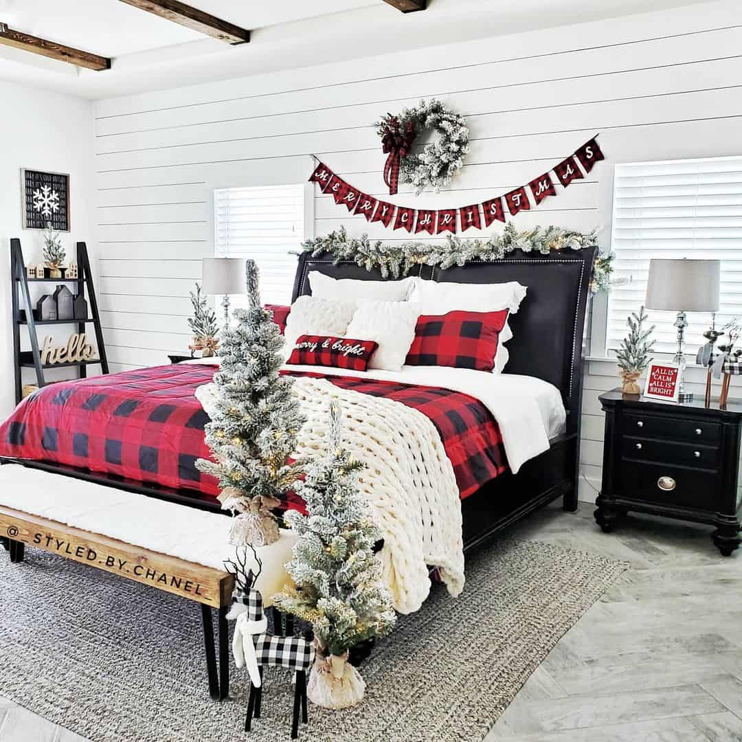 Buffalo Check Bedding Creates a Cozy Cabin Vibe