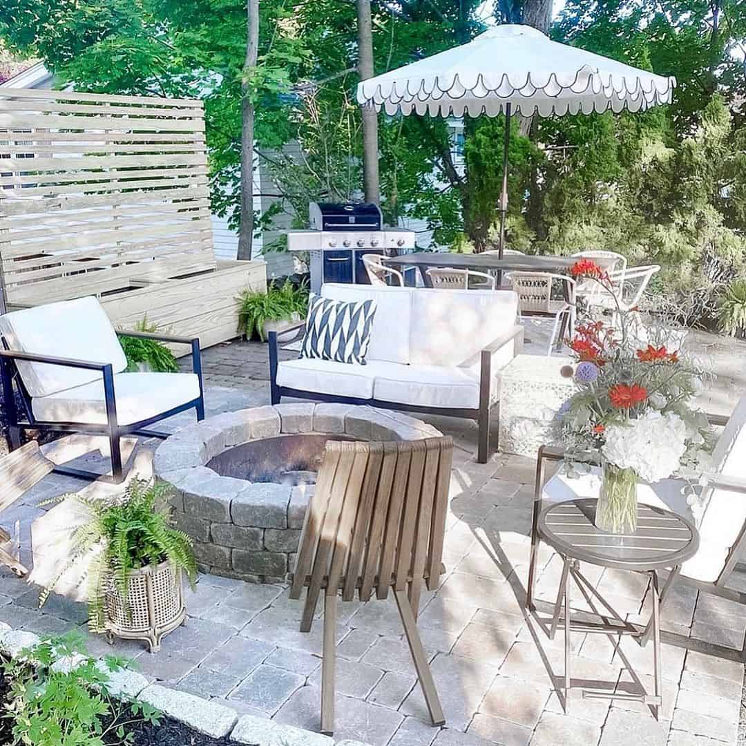 Anchor Your Patio with a Stone Fire Pit
