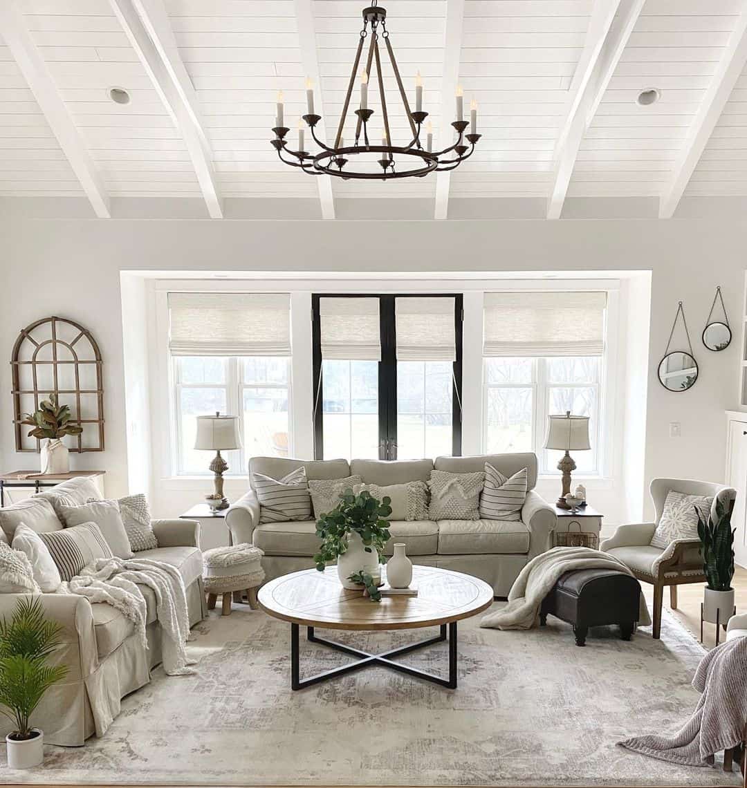 Dramatic Chandelier for Vaulted Ceilings