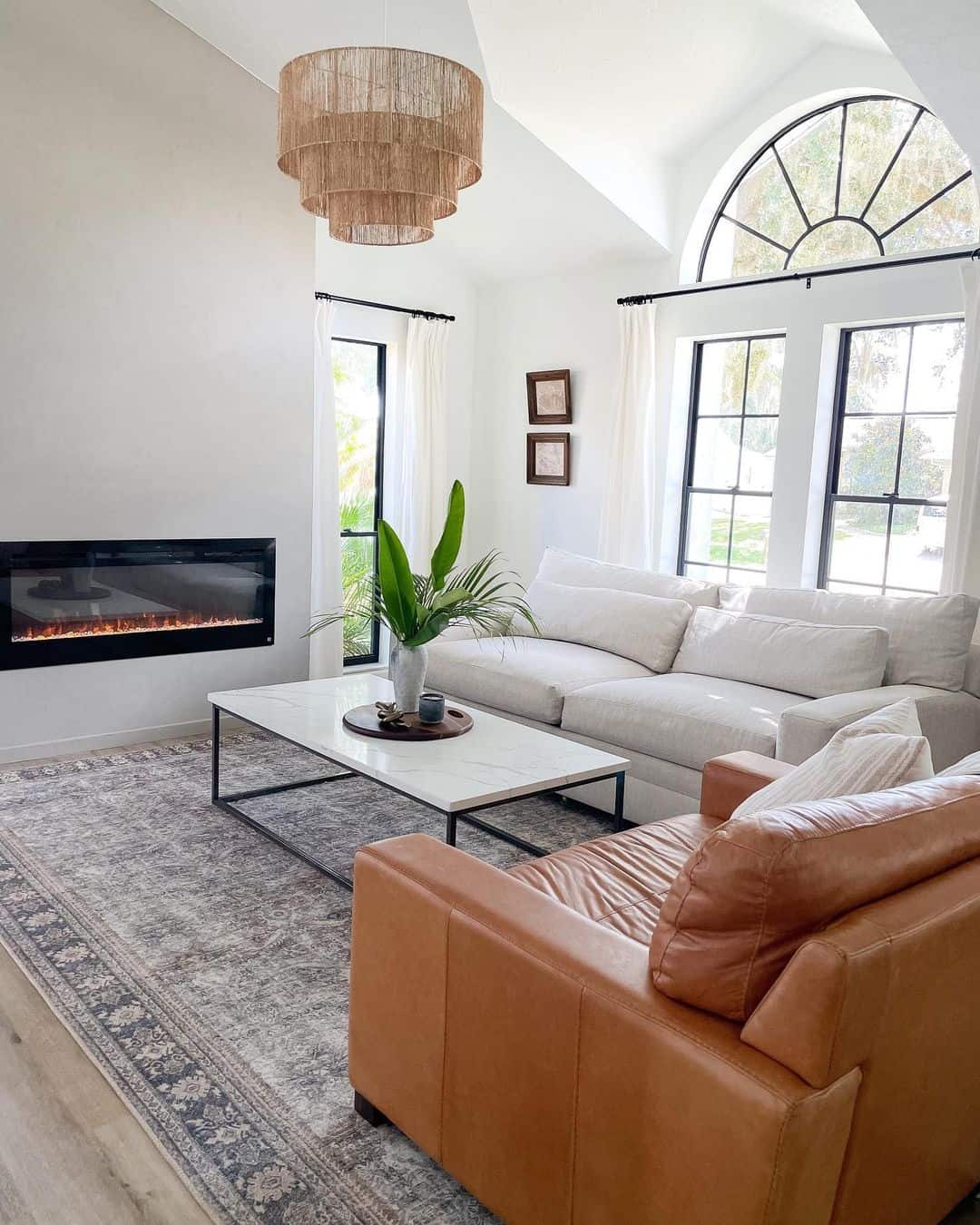 Tiered Rattan Chandelier Adds Layered Texture Overhead