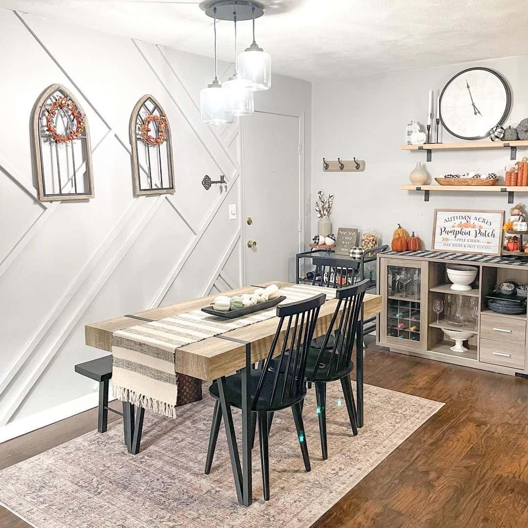 Geometric Wall Paneling Adds Architectural Interest
