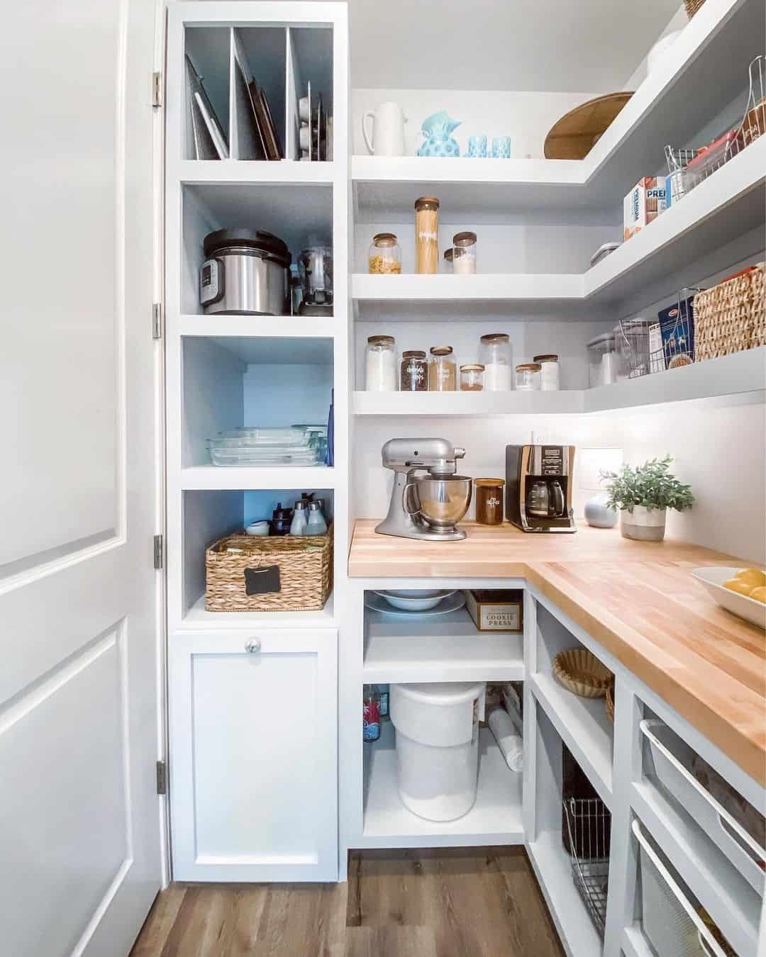 Vertical Dividers Create Tall Storage for Baking Sheets
