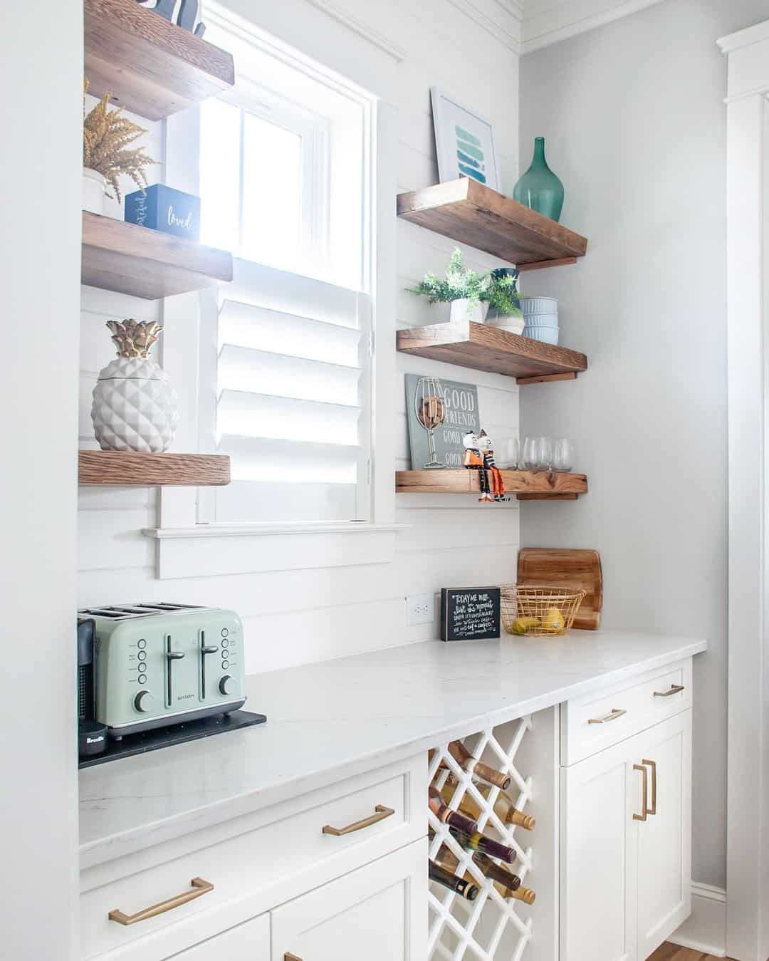 Maximize Compact Storage with a Built-in Diamond Lattice Wine Rack