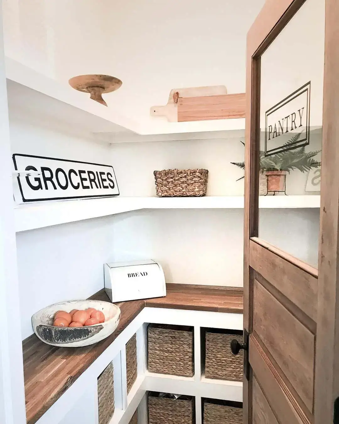 White Metal Bread Box for Countertop Storage