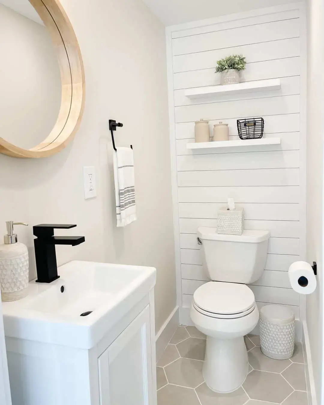 Mount Shelves on a Shiplap Wall for Storage