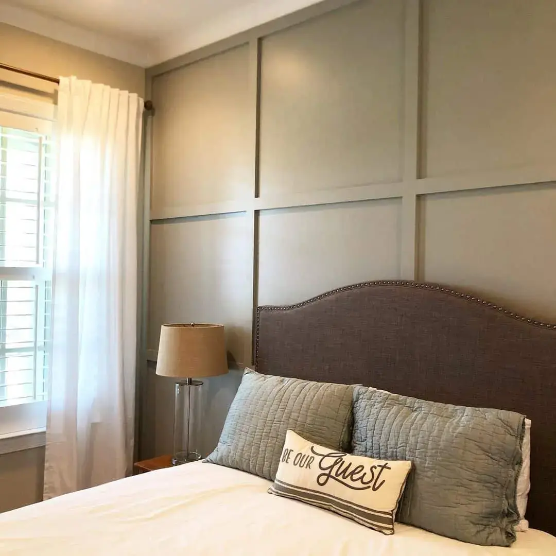 Board and Batten Walls in a Subtle Sage Hue