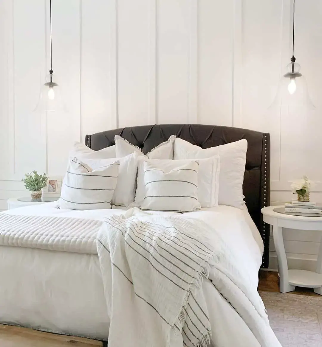 Tall Vertical Panels Create a Subtle, Serene Backdrop
