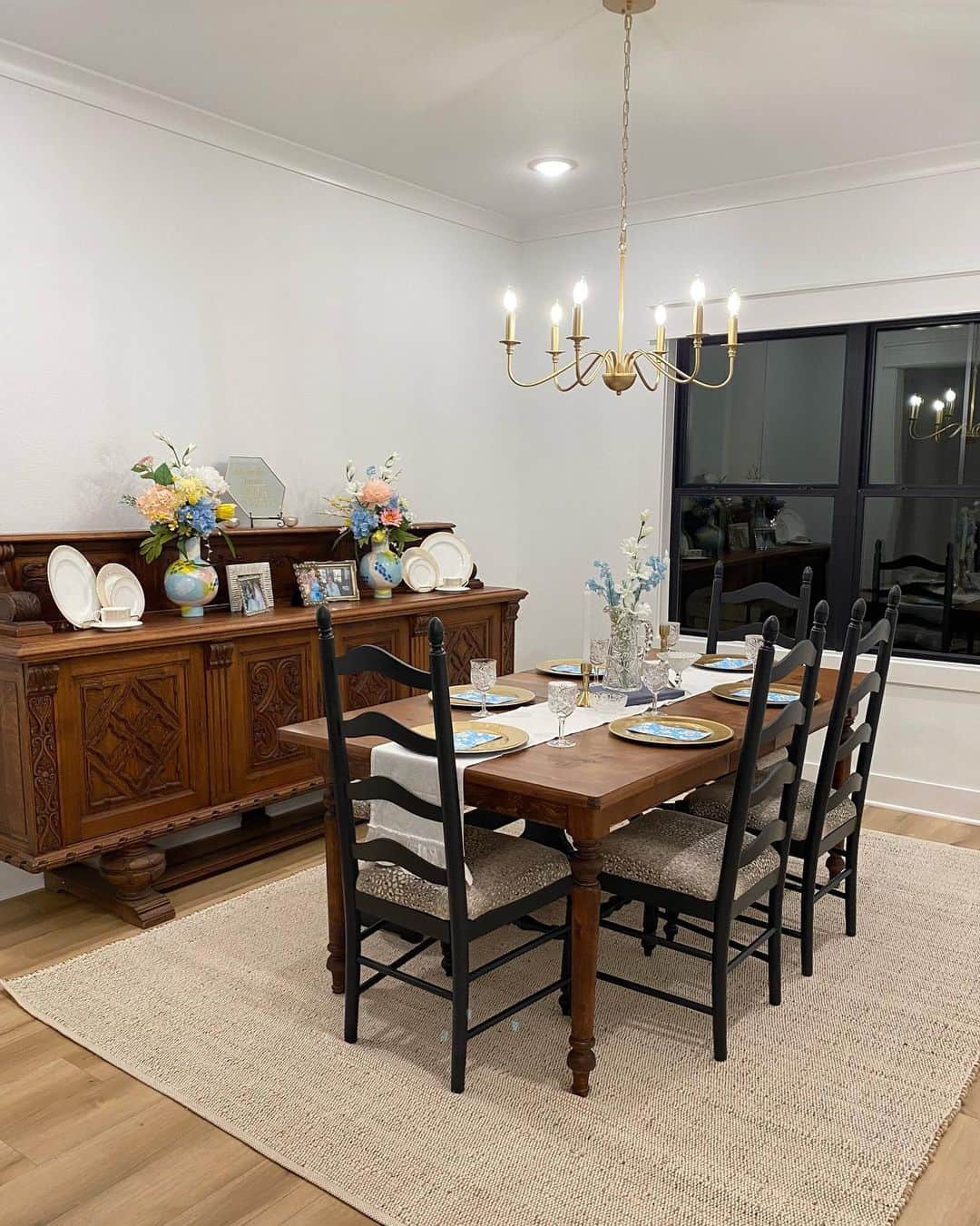 Update Ladder-Back Chairs with Patterned Upholstery