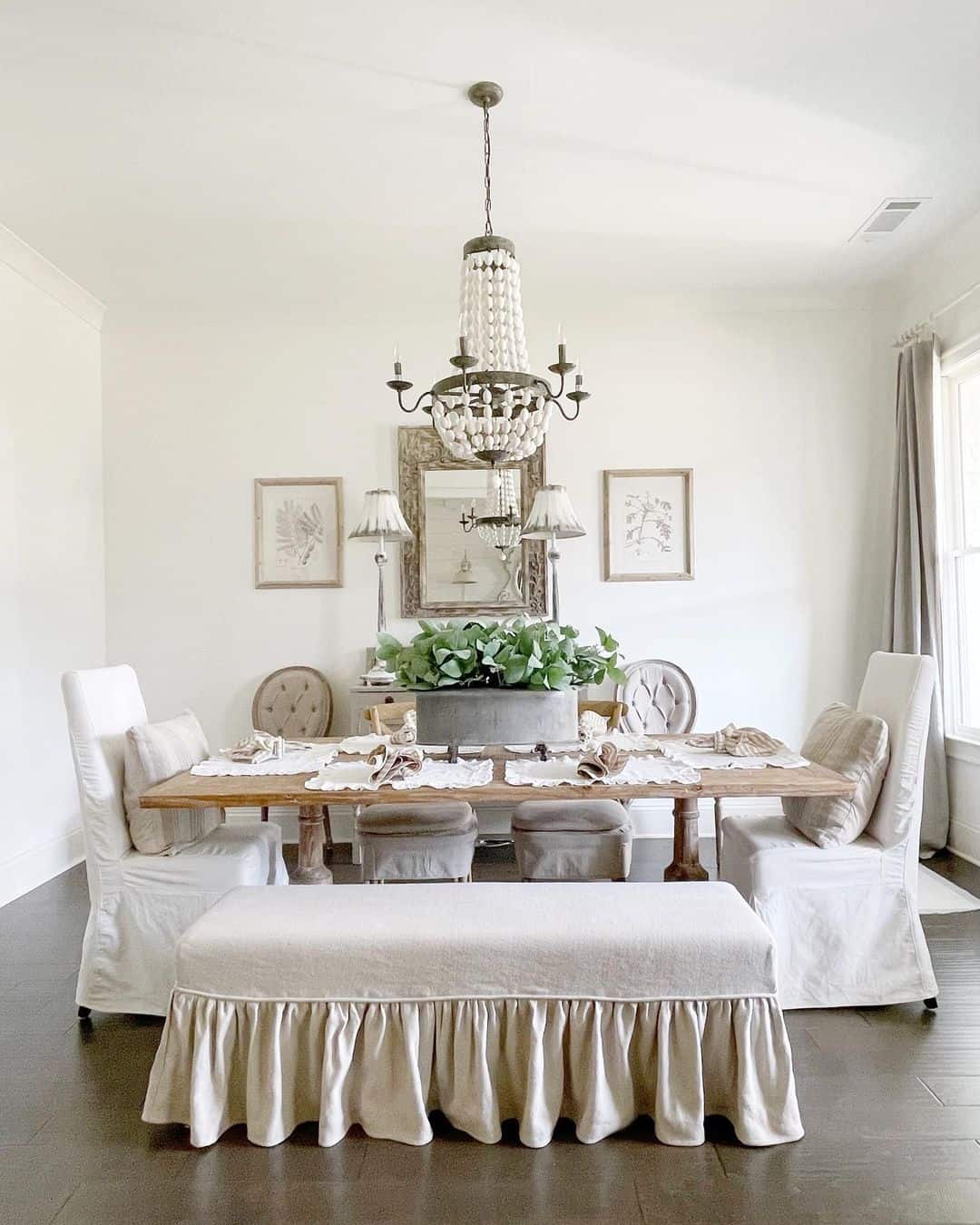 Tiered Beaded Chandelier Adds Whimsical Charm