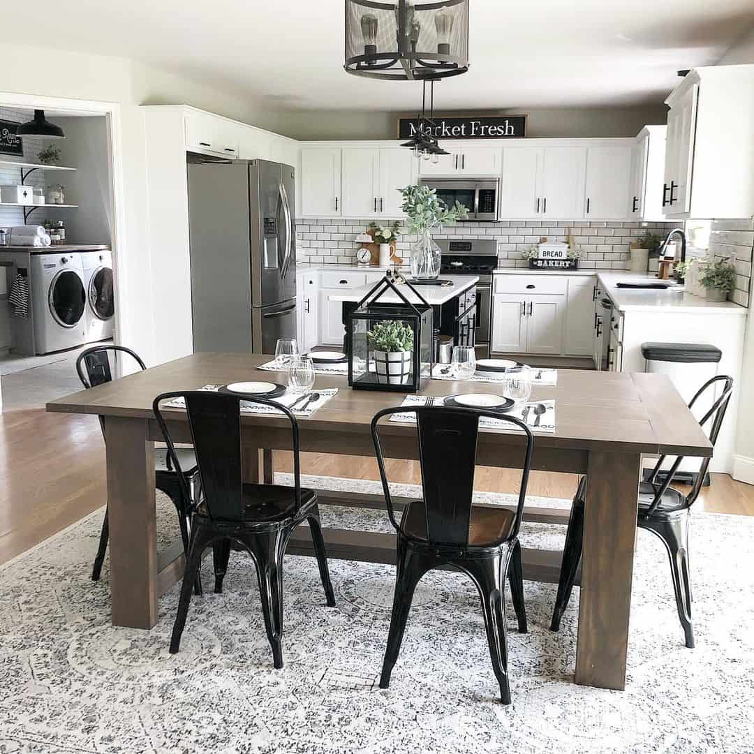 Introduce Industrial Edge with Black Metal Tolix Chairs