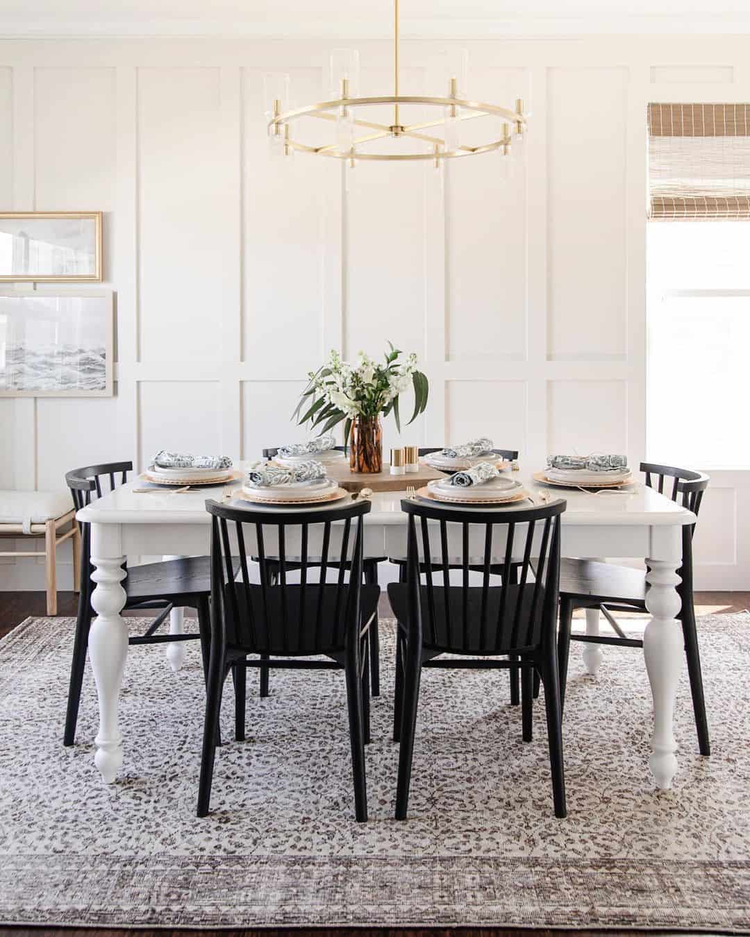 Anchor Your Table with Chunky Turned Legs