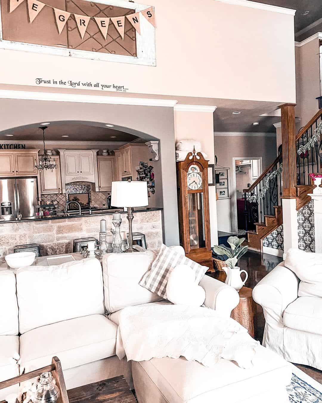 Incorporate a Grandfather Clock for Timeless Charm