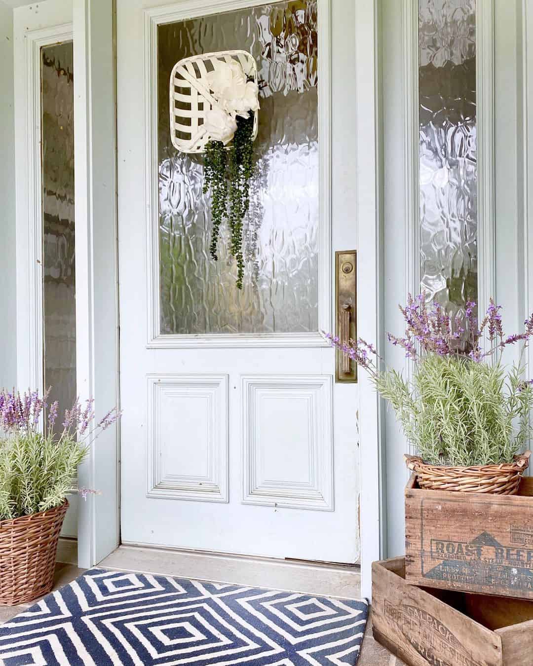 Basket-Style Wreath with Cascading Greenery