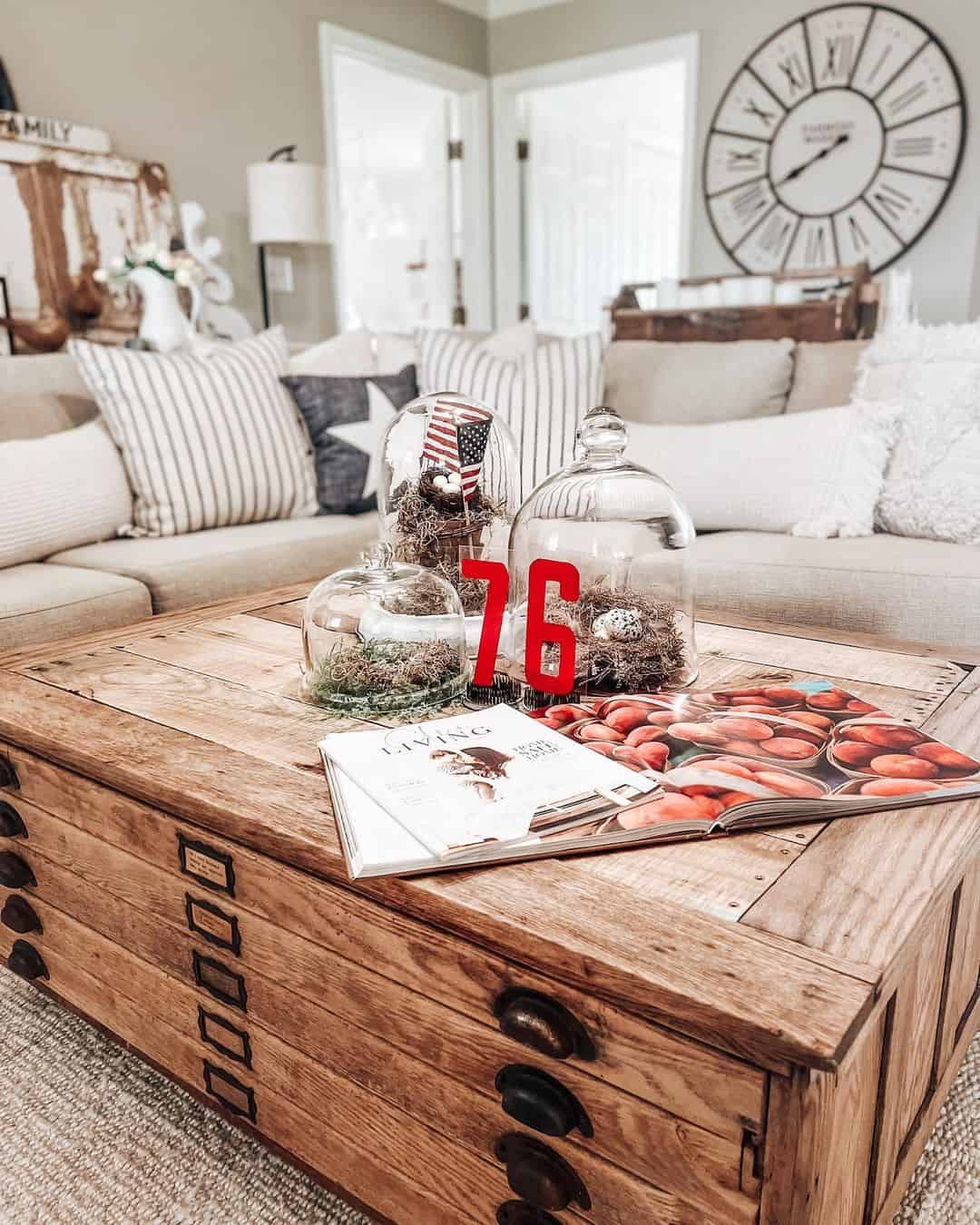 Cloche Displays With Numbers Frame Nest Vignettes