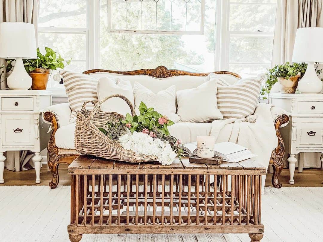 Bring Abundant Blooms with an Overflowing Wicker Basket