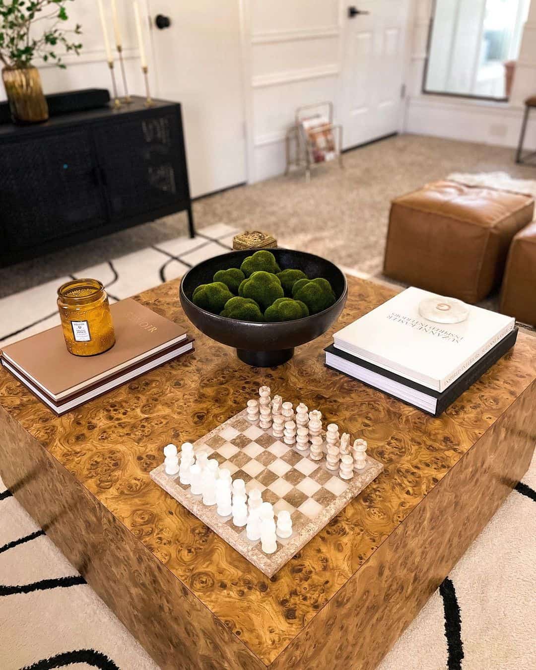 Introduce a Marble Chess Set for Playful Sophistication
