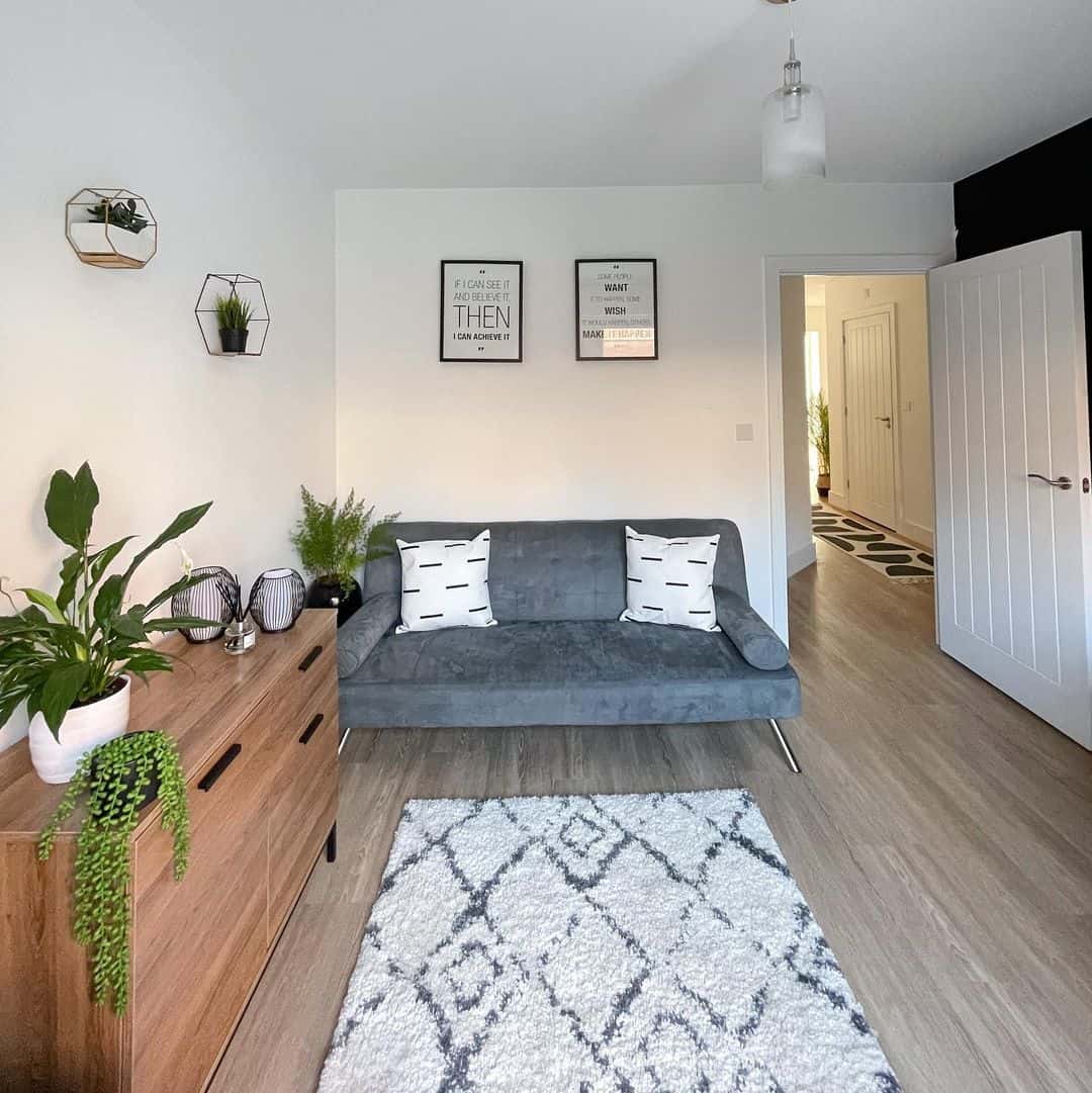 Geometric Wall Shelves Add Open Display For Plants