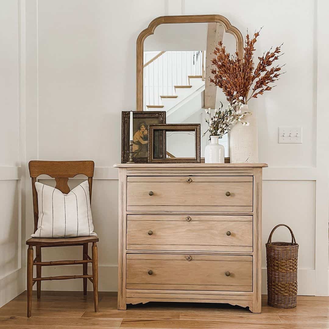 Layered Vintage Frames Create a Personal Gallery