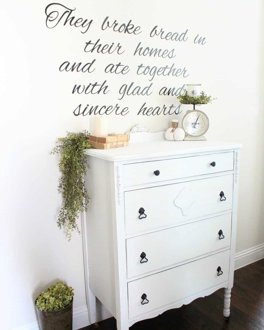 Vintage Scale with Greenery and Pumpkin Accents