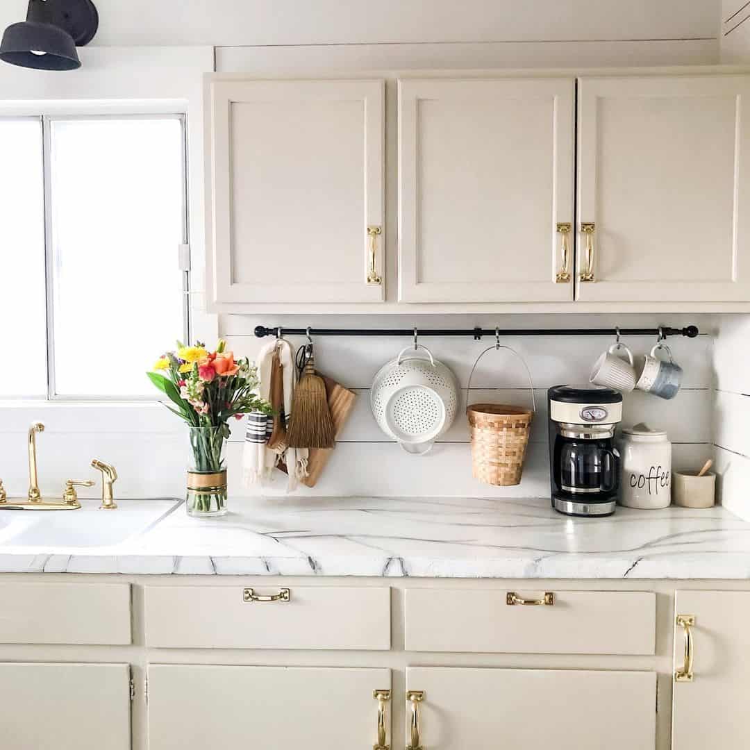 Hanging Rack Keeps Kitchen Tools Within Easy Reach