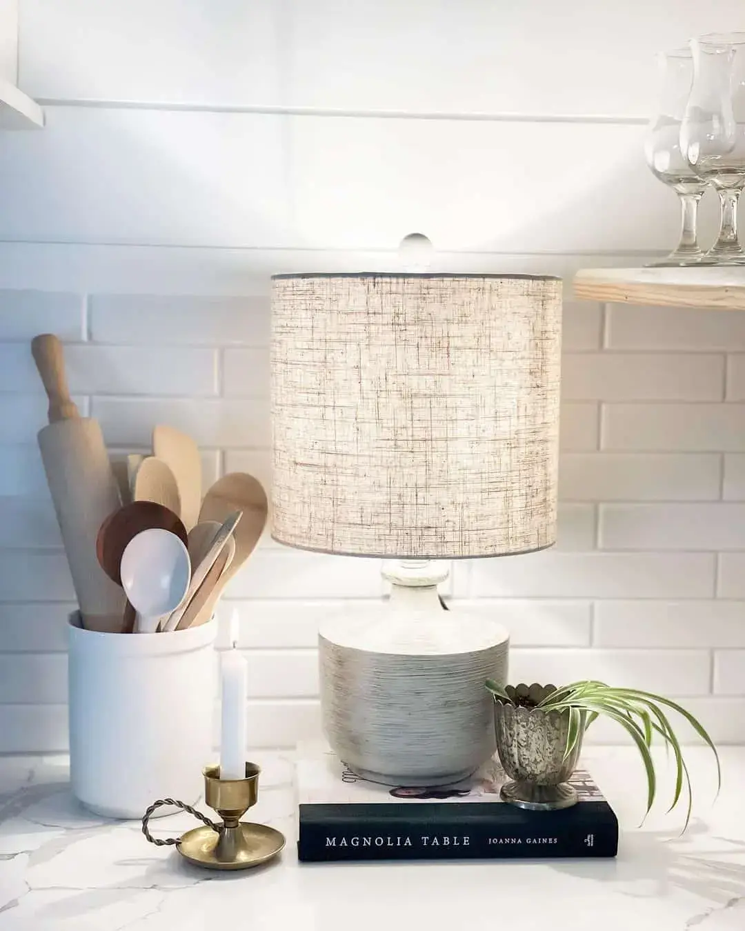 Textured Ceramic Lamp Adds Soft Ambiance
