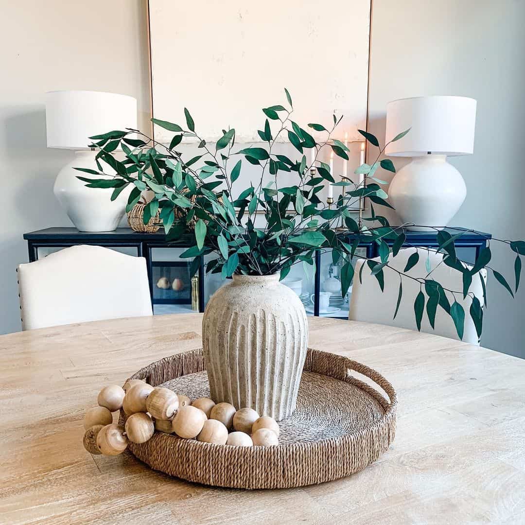 Tactile Centerpiece for Your Wood Table