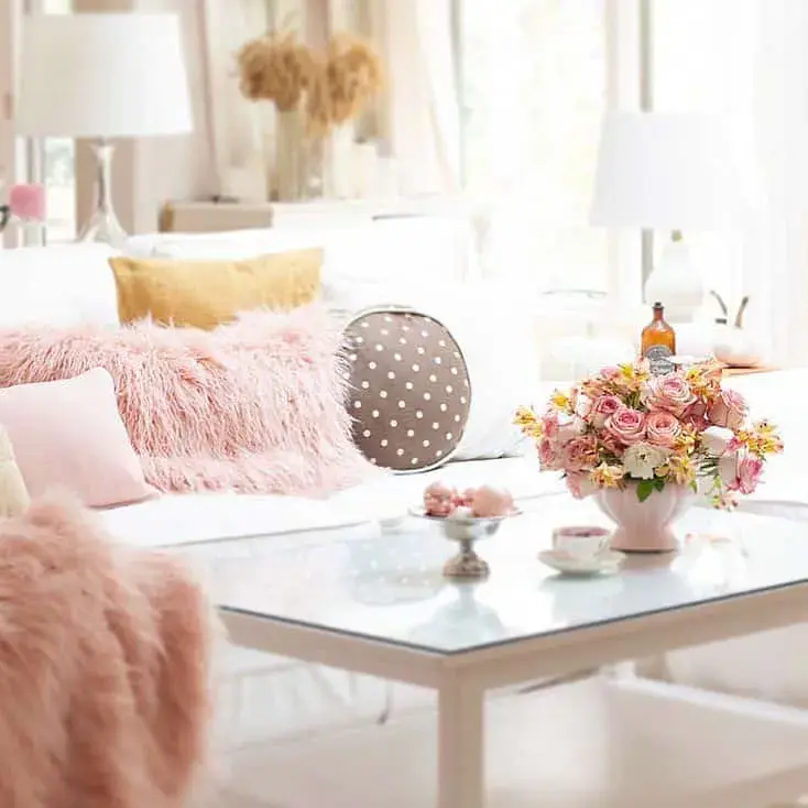 Anchor Your Floral Arrangement with a Pink Ceramic Vase