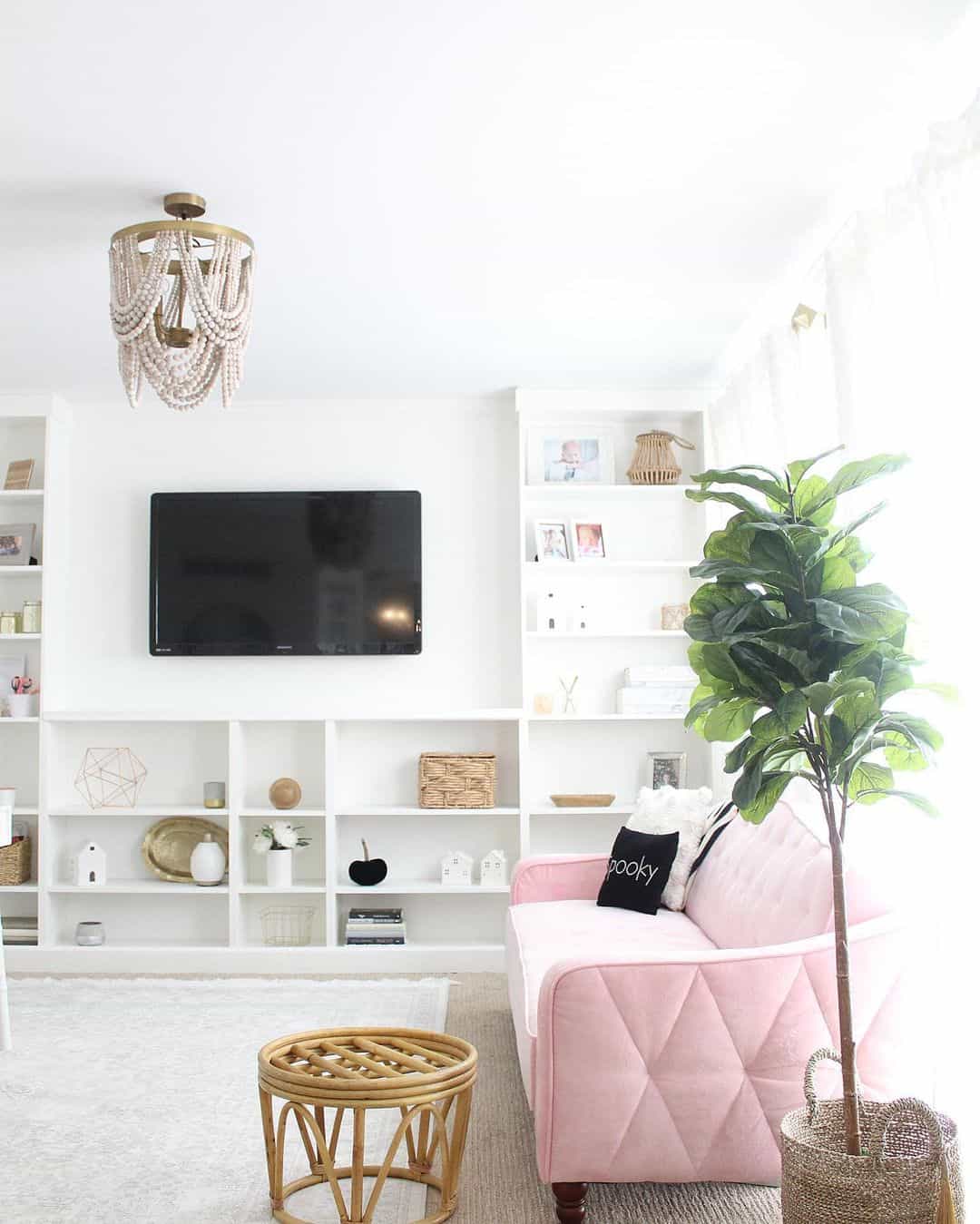 Beaded Chandelier Adds Farmhouse Charm