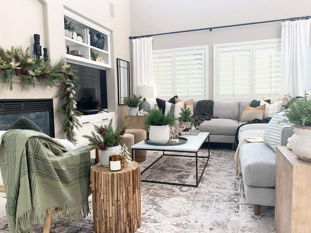 Introduce Natural Texture with a Stacked Wood Side Table