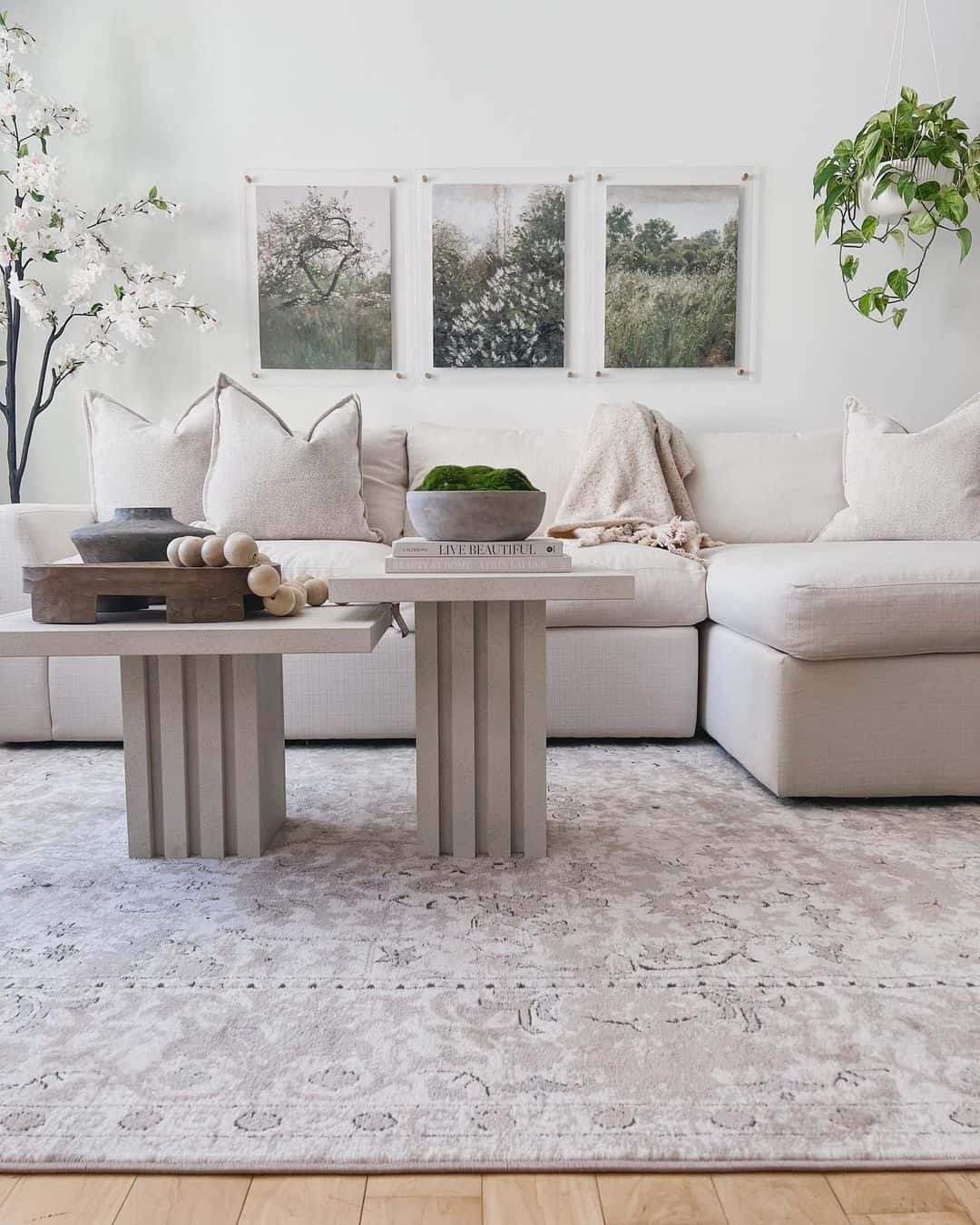 Bring the Outdoors In with Framed Triptych Art