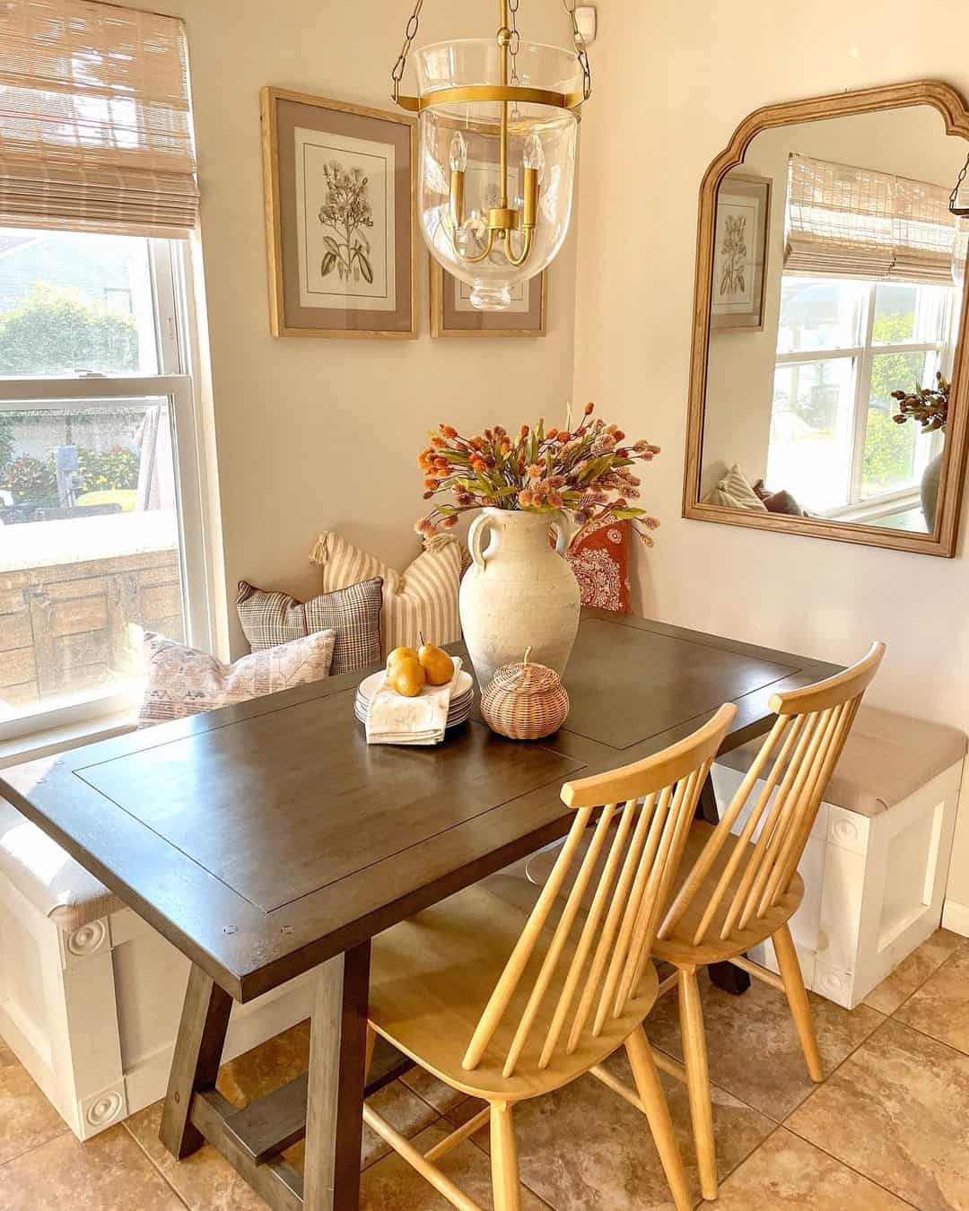 Frame Your Cozy Breakfast Nook View with Botanical Prints
