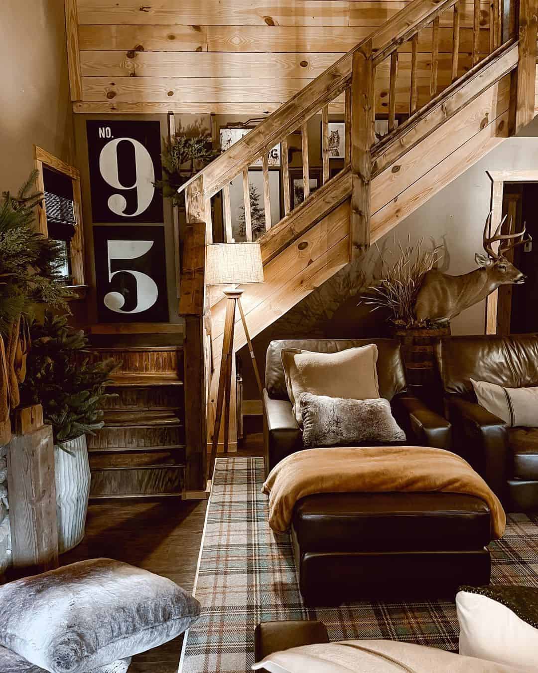 Oversized Number Art Creates a Bold Focal Point