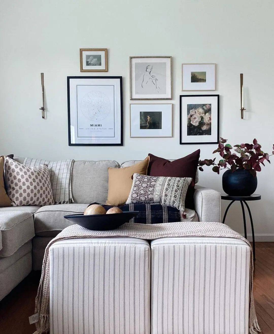 Personalize Your Sofa Wall with a Gallery