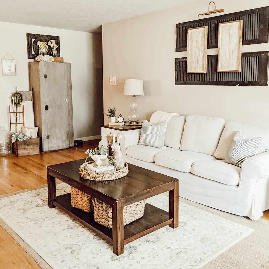 Frame Artwork with Antique Shutters for Rustic Appeal