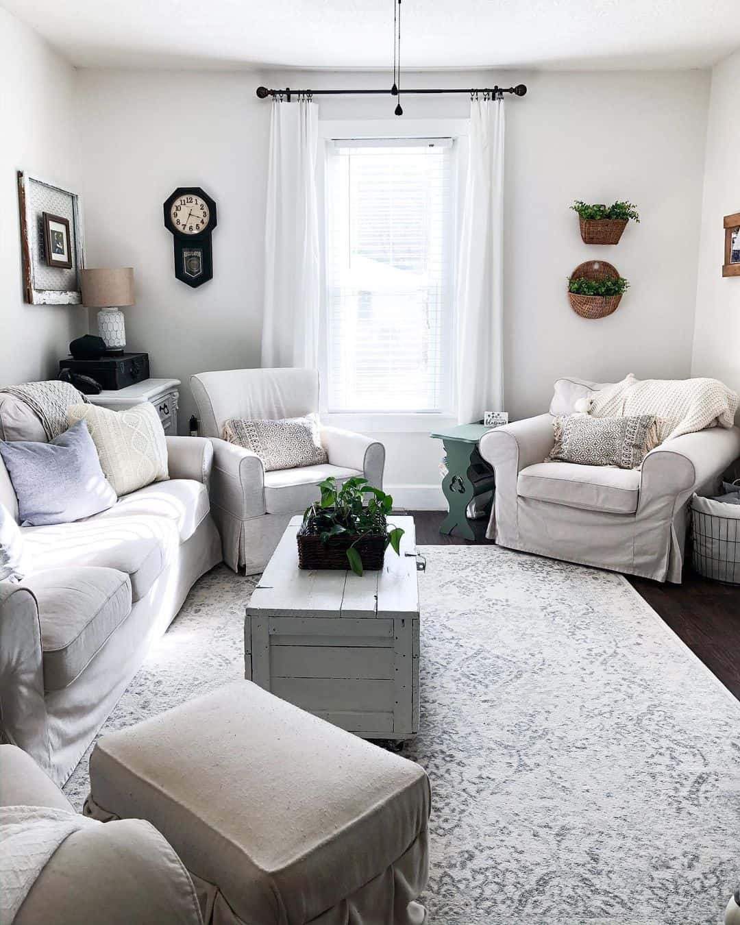 Incorporate Greenery and Texture with Woven Baskets