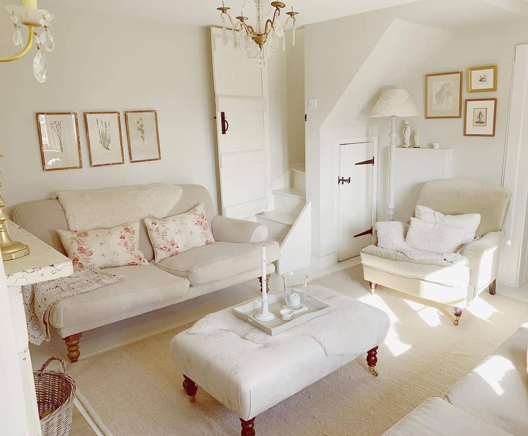 Frame Botanical Prints for Delicate Detail Above the Sofa
