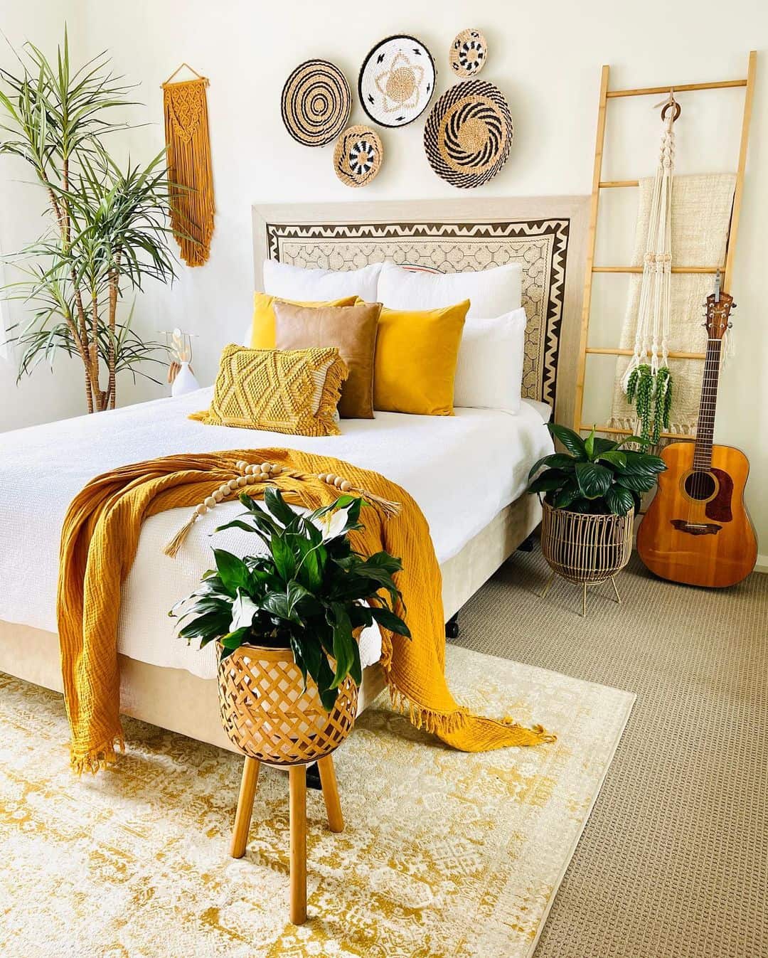 Cluster Woven Baskets for Boho Texture