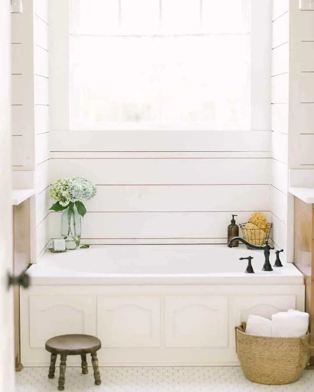 Keep Towels Cozy and Accessible in a Woven Basket