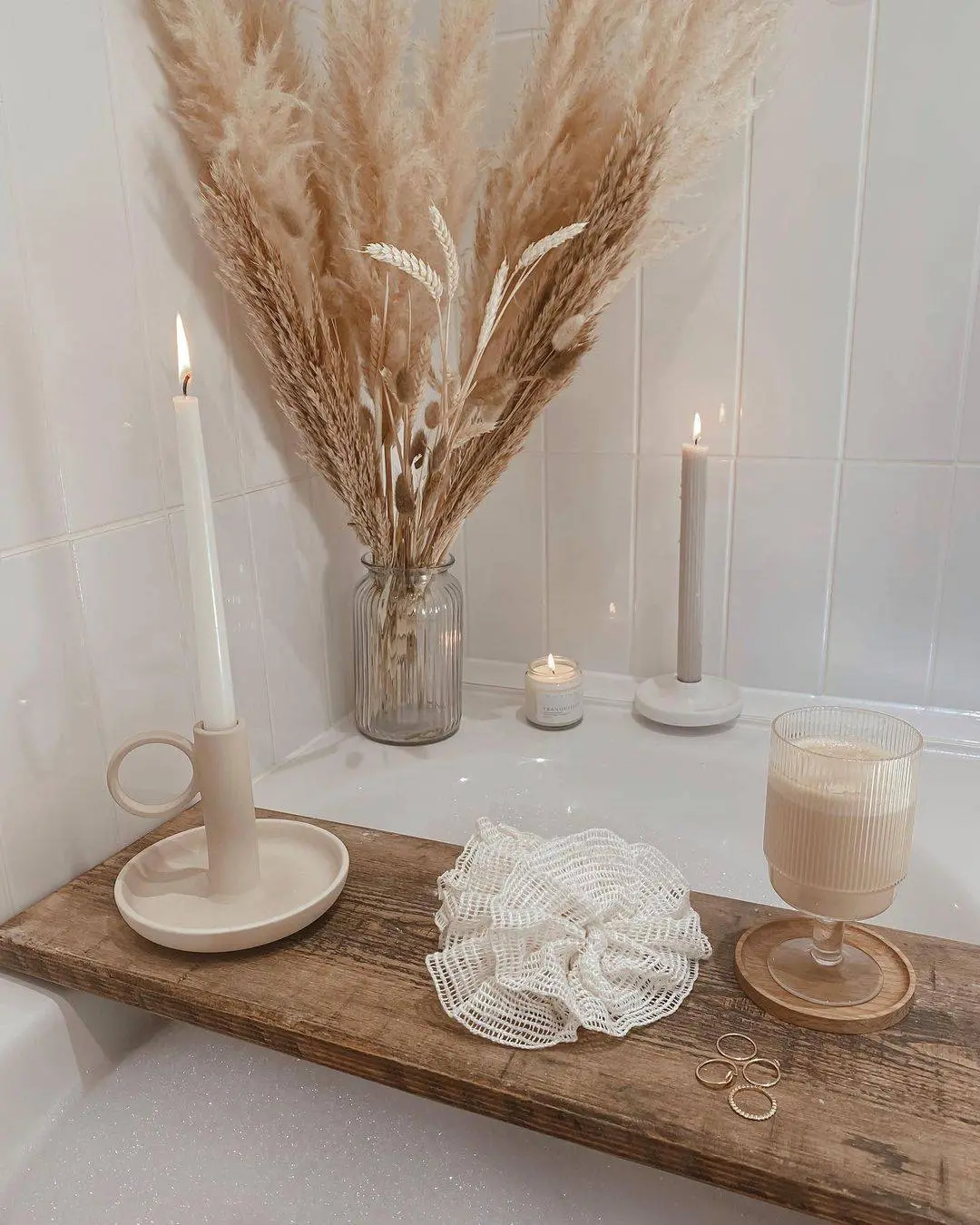 Design a Serene Spa Ambiance with Pampas Grass